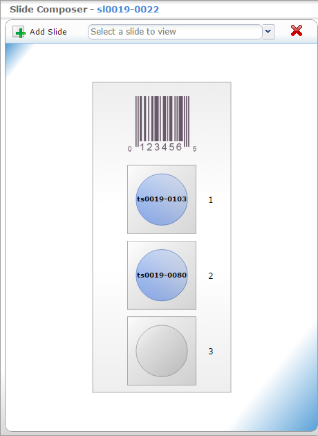 screenshot of slide composer in sapio histopathology lims